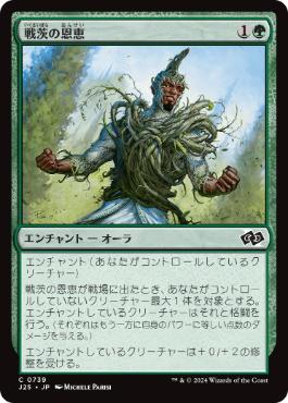 [739]【JP】戦茨の恩恵/Warbriar Blessing【J25】[C][緑]