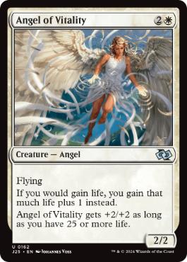 [162]【EN】生命力の天使/Angel of Vitality【J25】[U][白]