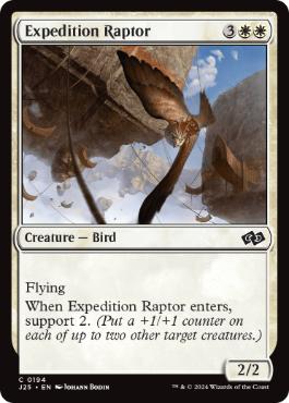 [194]【EN】探検の猛禽/Expedition Raptor【J25】[C][白]