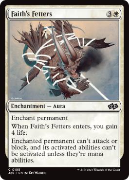 [195]【EN】信仰の足枷/Faith's Fetters【J25】[C][白]