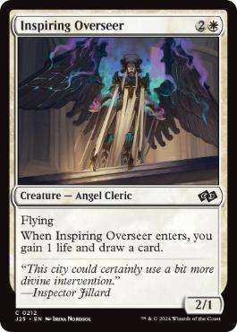 [212]【EN】鼓舞する監視者/Inspiring Overseer【J25】[C][白]