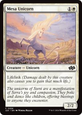 [224]【EN】メサ・ユニコーン/Mesa Unicorn【J25】[C][白]