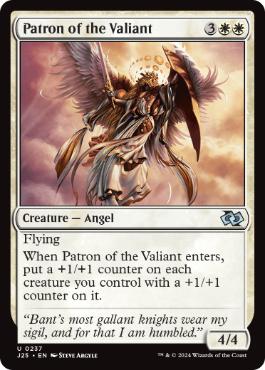 [237]【EN】勇者の守護神/Patron of the Valiant【J25】[U][白]