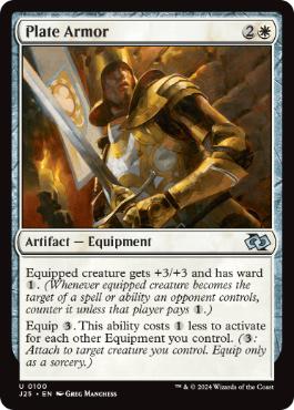 [100]【EN】板金鎧/Plate Armor【J25】[U][白]