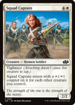 [257]【EN】兵団の隊長/Squad Captain【J25】[C][白]