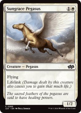 [265]【EN】天麗のペガサス/Sungrace Pegasus【J25】[C][白]