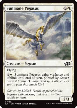 [267]【EN】陽光たてがみのペガサス/Sunmane Pegasus【J25】[C][白]