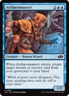 [285]【EN】古術師/Archaeomancer【J25】[C][青]