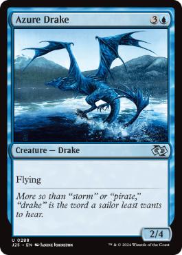 [288]【EN】蒼穹のドレイク/Azure Drake【J25】[U][青]