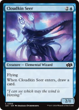[300]【EN】雲族の予見者/Cloudkin Seer【J25】[C][青]