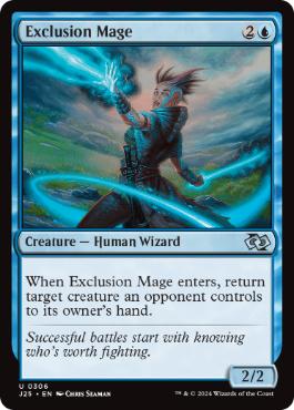 [306]【EN】排斥する魔道士/Exclusion Mage【J25】[U][青]