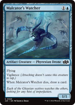 [324]【EN】マルカトールの監視者/Malcator's Watcher【J25】[C][青]