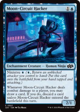 [327]【EN】月回路のハッカー/Moon-Circuit Hacker【J25】[C][青]