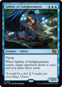 [364]【EN】啓蒙のスフィンクス/Sphinx of Enlightenment【J25】[M][青]