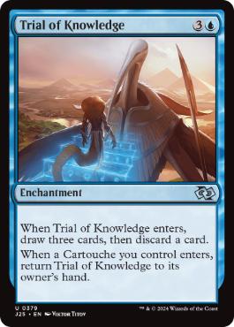 [379]【EN】知識の試練/Trial of Knowledge【J25】[U][青]