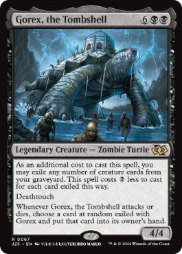 [067]【EN】墓甲羅、ゴーレックス/Gorex, the Tombshell【J25】[R][黒]