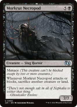 [466]【EN】モークラットの屍蛞蝓/Morkrut Necropod【J25】[U][黒]