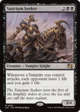 [485]【EN】聖域探究者/Sanctum Seeker【J25】[R][黒]