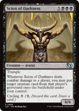 [486]【EN】闇の末裔/Scion of Darkness【J25】[U][黒]