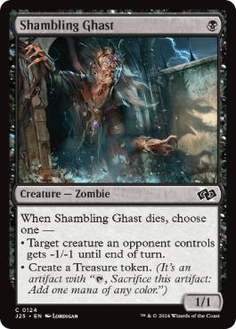 [124]【EN】よろめく怪異/Shambling Ghast【J25】[C][黒]