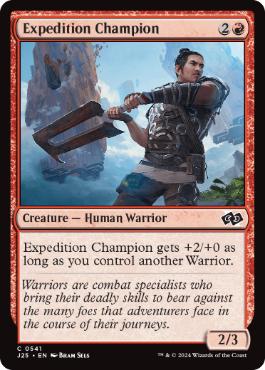[541]【EN】探検隊の勇者/Expedition Champion【J25】[C][赤]
