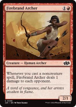 [548]【EN】火付け射手/Firebrand Archer【J25】[C][赤]