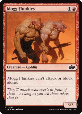 [580]【EN】モグの下働き/Mogg Flunkies【J25】[C][赤]