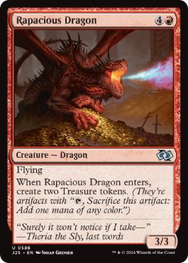[588]【EN】多欲なドラゴン/Rapacious Dragon【J25】[U][赤]