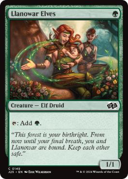 [149]【EN】ラノワールのエルフ/Llanowar Elves【J25】[C][緑]