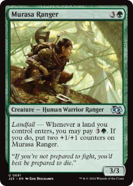 [691]【EN】ムラーサのレインジャー/Murasa Ranger【J25】[U][緑]