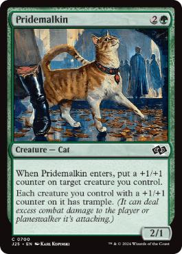 [700]【EN】誇り猫/Pridemalkin【J25】[C][緑]