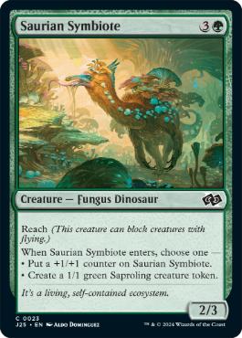 [023]【EN】大トカゲの共生体/Saurian Symbiote【J25】[C][緑]