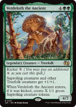 [737]【EN】古木のヴァーデロス/Verdeloth the Ancient【J25】[R][緑]