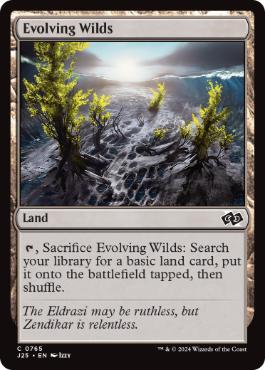 [765]【EN】進化する未開地/Evolving Wilds【J25】[C][土地]