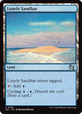 [769]【EN】孤立した砂州/Lonely Sandbar【J25】[U][土地]