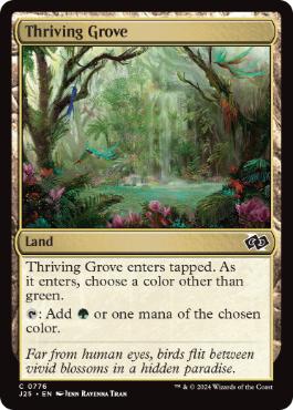 [776]【EN】興隆する木立/Thriving Grove【J25】[C][土地]