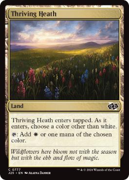 [777]【EN】興隆する荒野/Thriving Heath【J25】[C][土地]