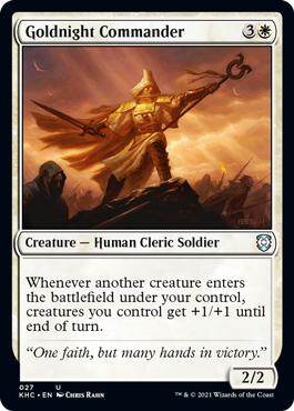 [027]【EN】黄金夜の指揮官/Goldnight Commander【KHC】[U][白]