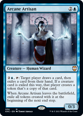 [036]【EN】秘儀の職工/Arcane Artisan【KHC】[M][青]