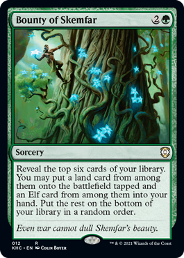 [012]【EN】スケムファーの報奨/Bounty of Skemfar【KHC】[R][緑]