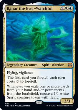 [002]【EN】【FOIL】恒久守護のラナール/Ranar the Ever-Watchful【KHC】[M][多色]