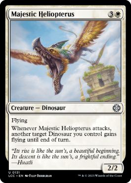 [131]【EN】壮麗なヘリオプテルス/Majestic Heliopterus【LCC】[U][白]