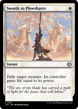 [137]【EN】剣を鍬に/Swords to Plowshares【LCC】[U][白]