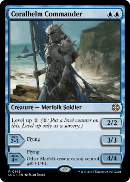 [148]【EN】珊瑚兜の司令官/Coralhelm Commander【LCC】[R][青]
