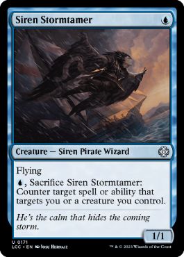 [171]【EN】セイレーンの嵐鎮め/Siren Stormtamer【LCC】[U][青]
