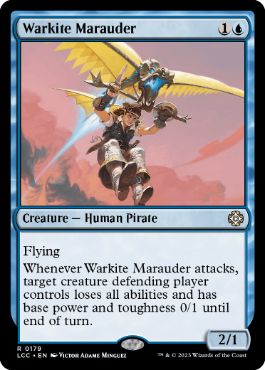 [179]【EN】戦凧の匪賊/Warkite Marauder【LCC】[R][青]