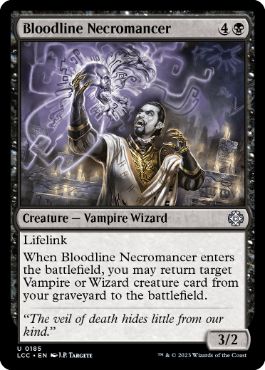 [185]【EN】血統の屍術士/Bloodline Necromancer【LCC】[U][黒]