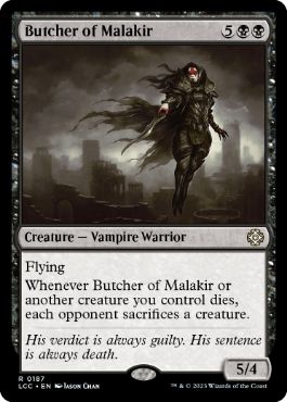 [187]【EN】マラキールの解体者/Butcher of Malakir【LCC】[R][黒]