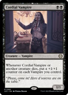 [189]【EN】親切な吸血鬼/Cordial Vampire【LCC】[R][黒]