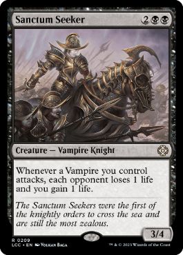 [209]【EN】聖域探究者/Sanctum Seeker【LCC】[R][黒]